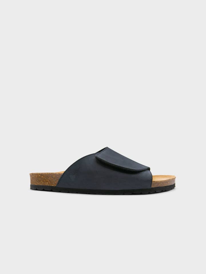 Sandales en liège à velcro Vigo pour la vente par Sandgrens