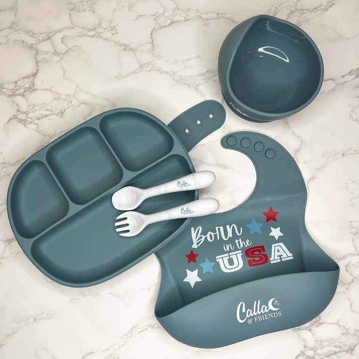 Calla & Friends - Wholesale Bib - Baby - All American Catch All Bib3