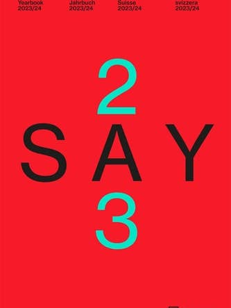 SAY 2023: Annuario dell'Architettura Svizzera 2023/24 di Werk RUBY per la vendita all'ingrosso da parte di Boon Books