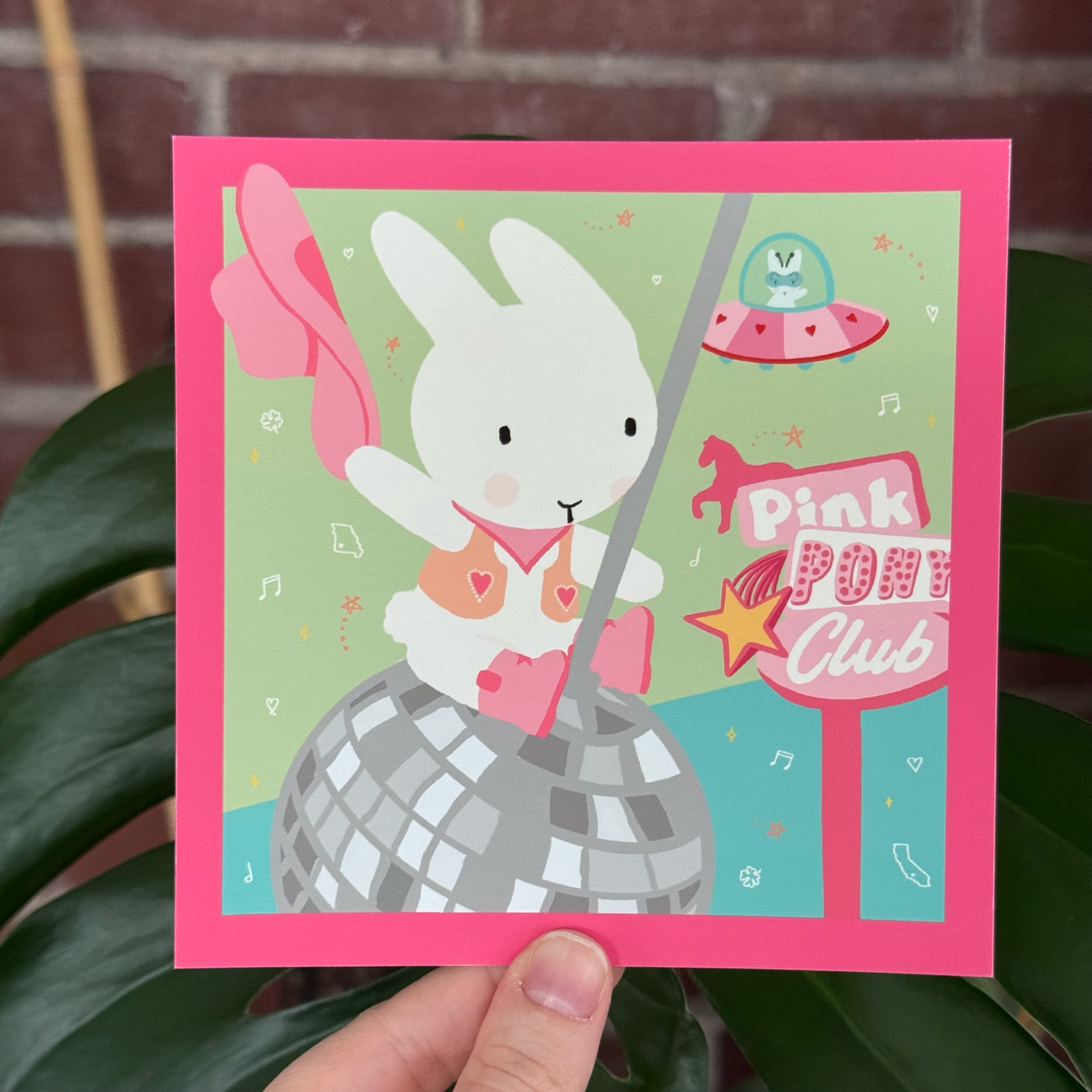 Clem & Co. - Wholesale Art Print - Clem the Bun Midwest Princess Print1