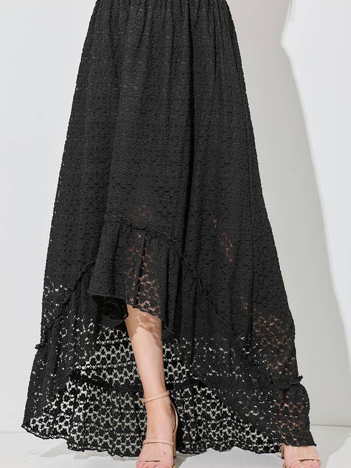 Spetsstickad maxikjol för wholesale av Baevely by Wellmade USA