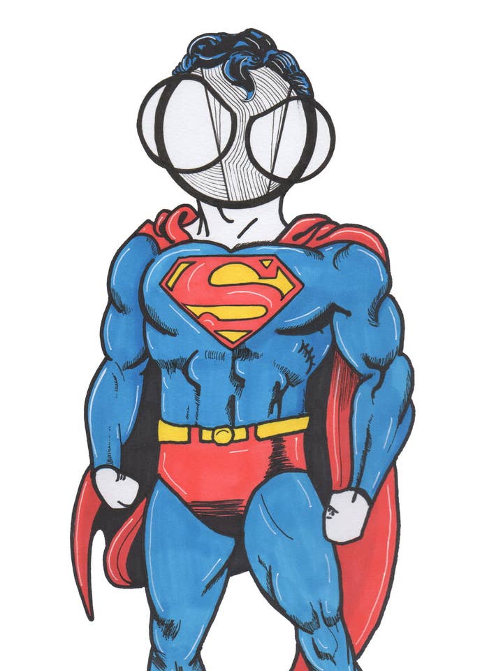 Superman kunsttryk for engroshandel hos Harth Creations