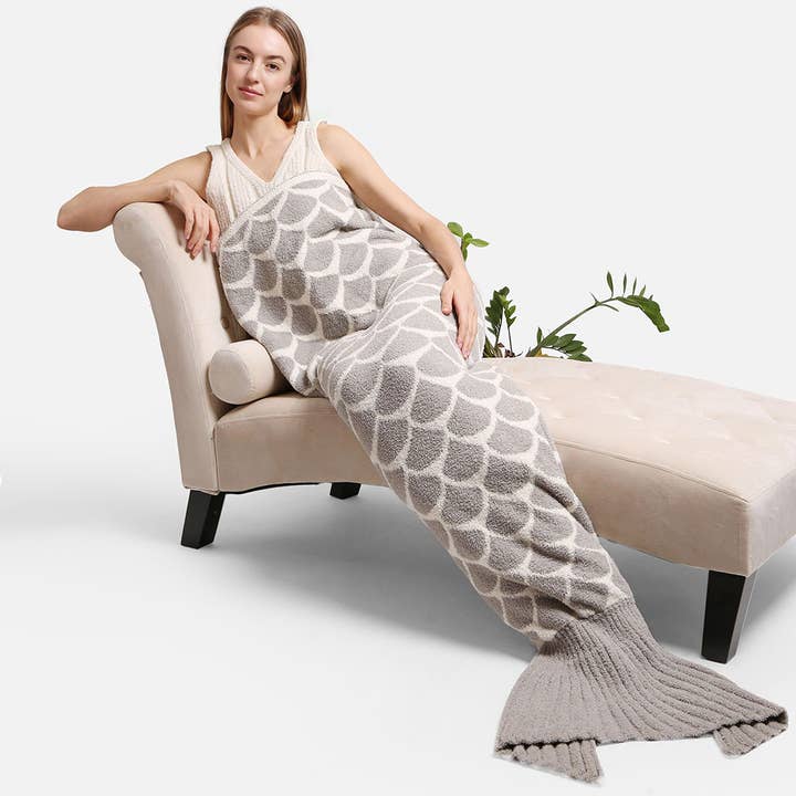 Fashion City - Wholesale Throw Blanket - Luxury Super Soft Mermaid Tail Blanket3