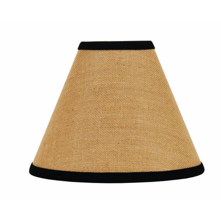 Burlap Stripe Lampshade 16" Washer Black for wholesale by Home Collections by Raghu