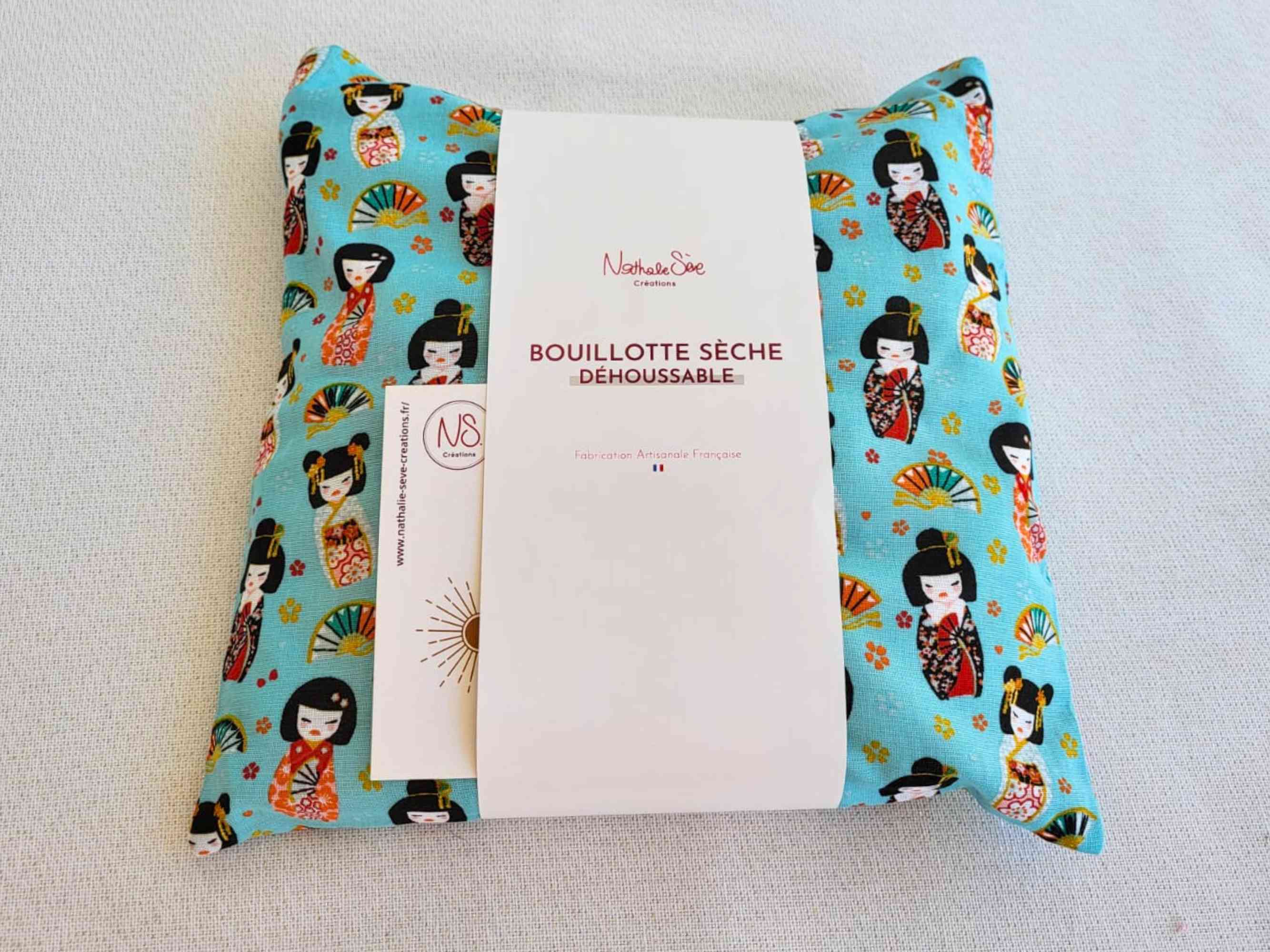 NS par Nathalie SEVE - Wholesale Hot/Cold Compress - Wheat, flax or cherry stone dry bottle with removable cover9