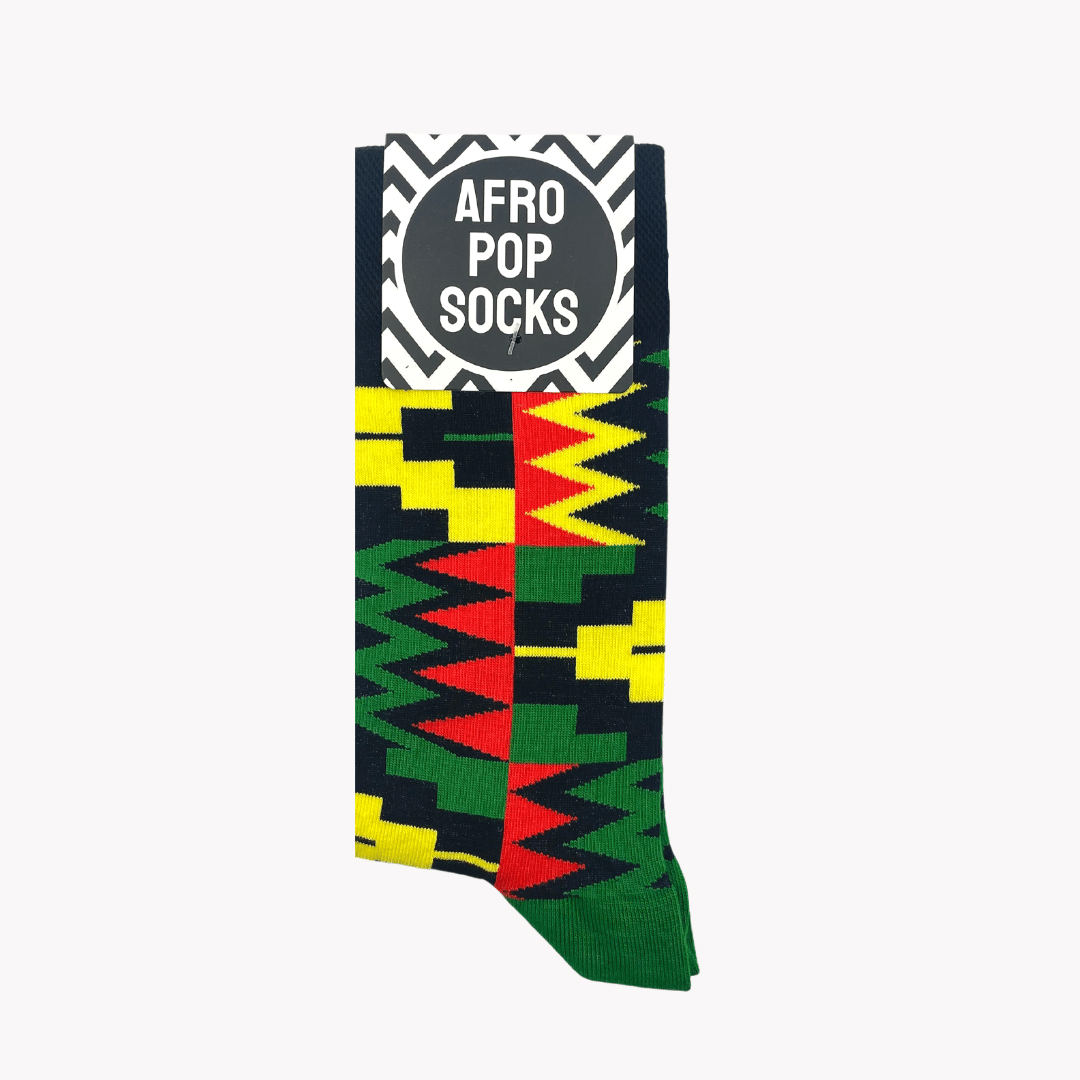 Afropop – wholesale Socks – Unisex – Zion Black3