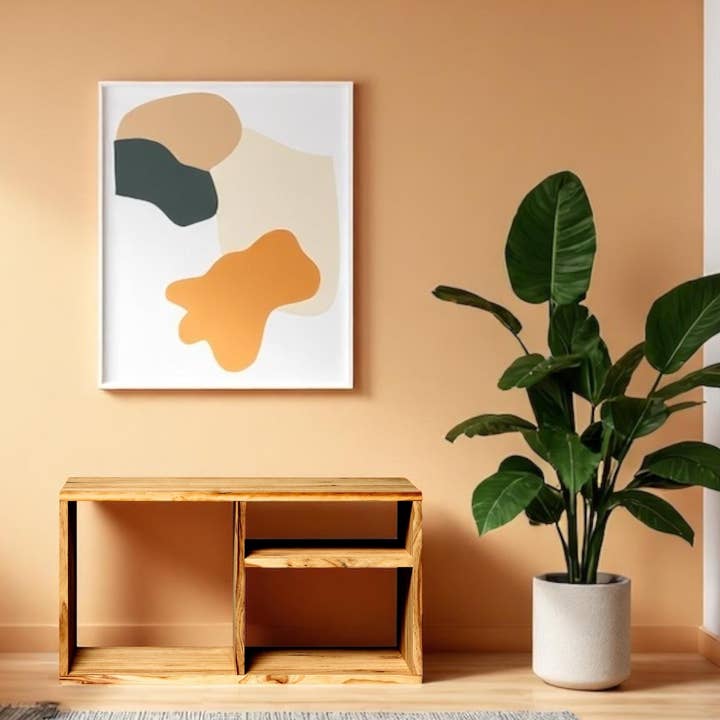 TESHIO Étagère - Meuble TV. Finition "O A K" pour la vente par Raw Wood