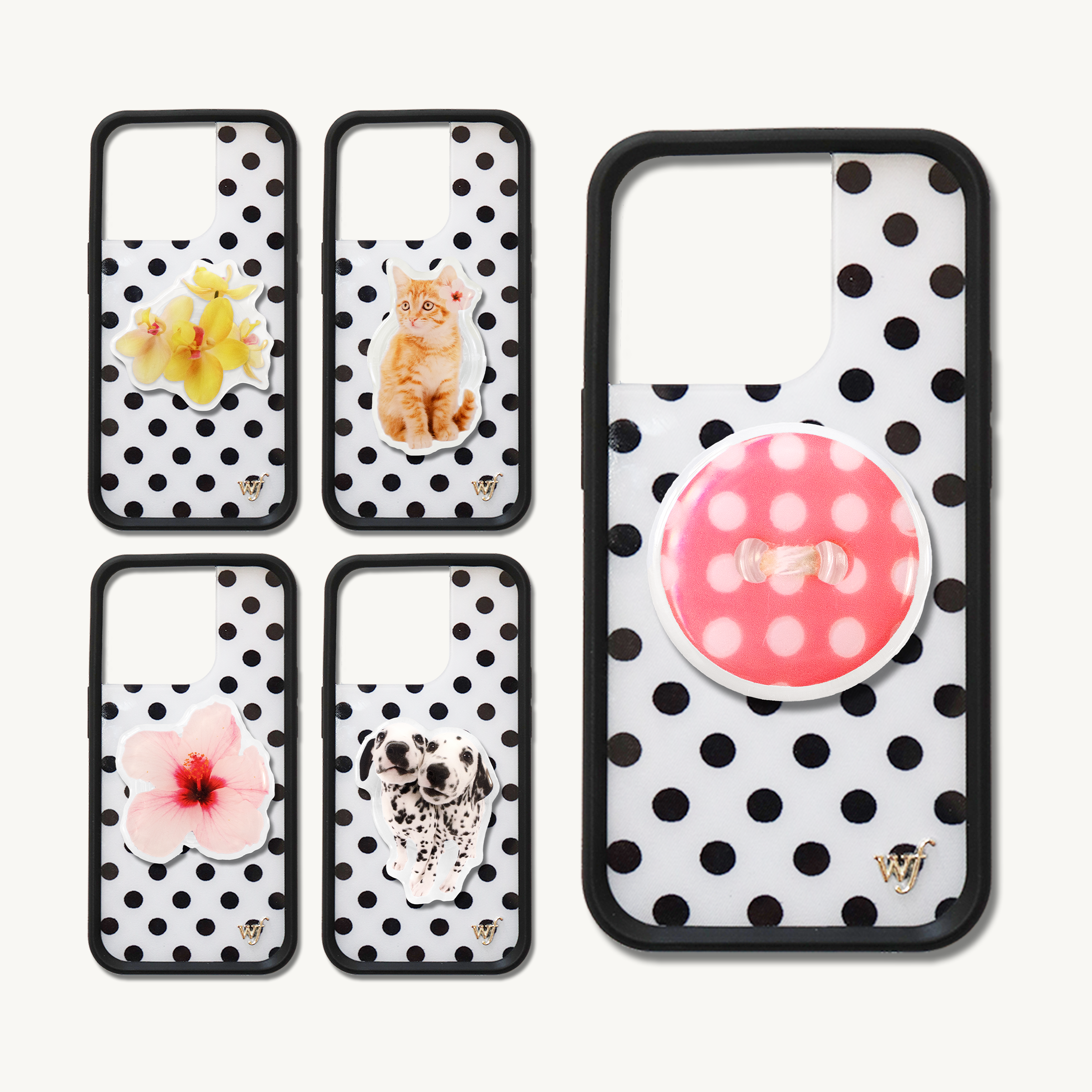 Unlucky Wishes - Wholesale Phone Grip - Pop Socket Phone & Kindle Grip | Pink Button3