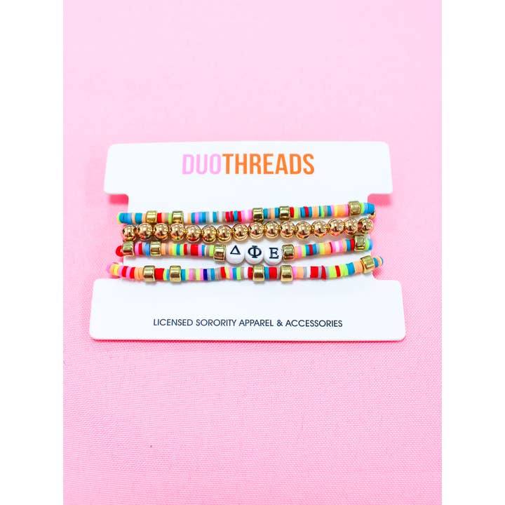 Duo Threads - Wholesale Jewelry Set - Miley Sorority Bracelet Stack11