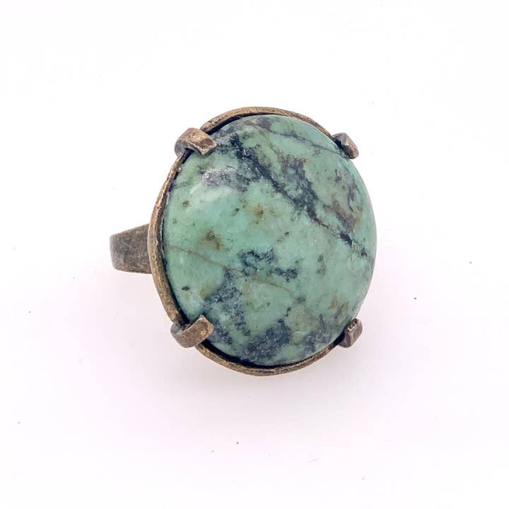 Rebel Designs Accessories - Wholesale Cocktail/Statement Ring - Single Round Cabochon Ring