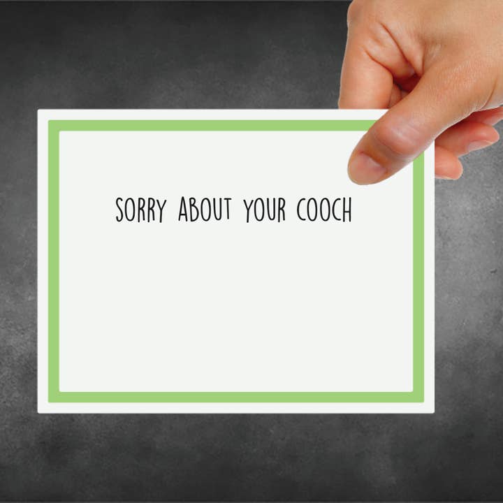 Snarky Card - Get Well - Sorry About Your Cooch for wholesale by Snarky Megs