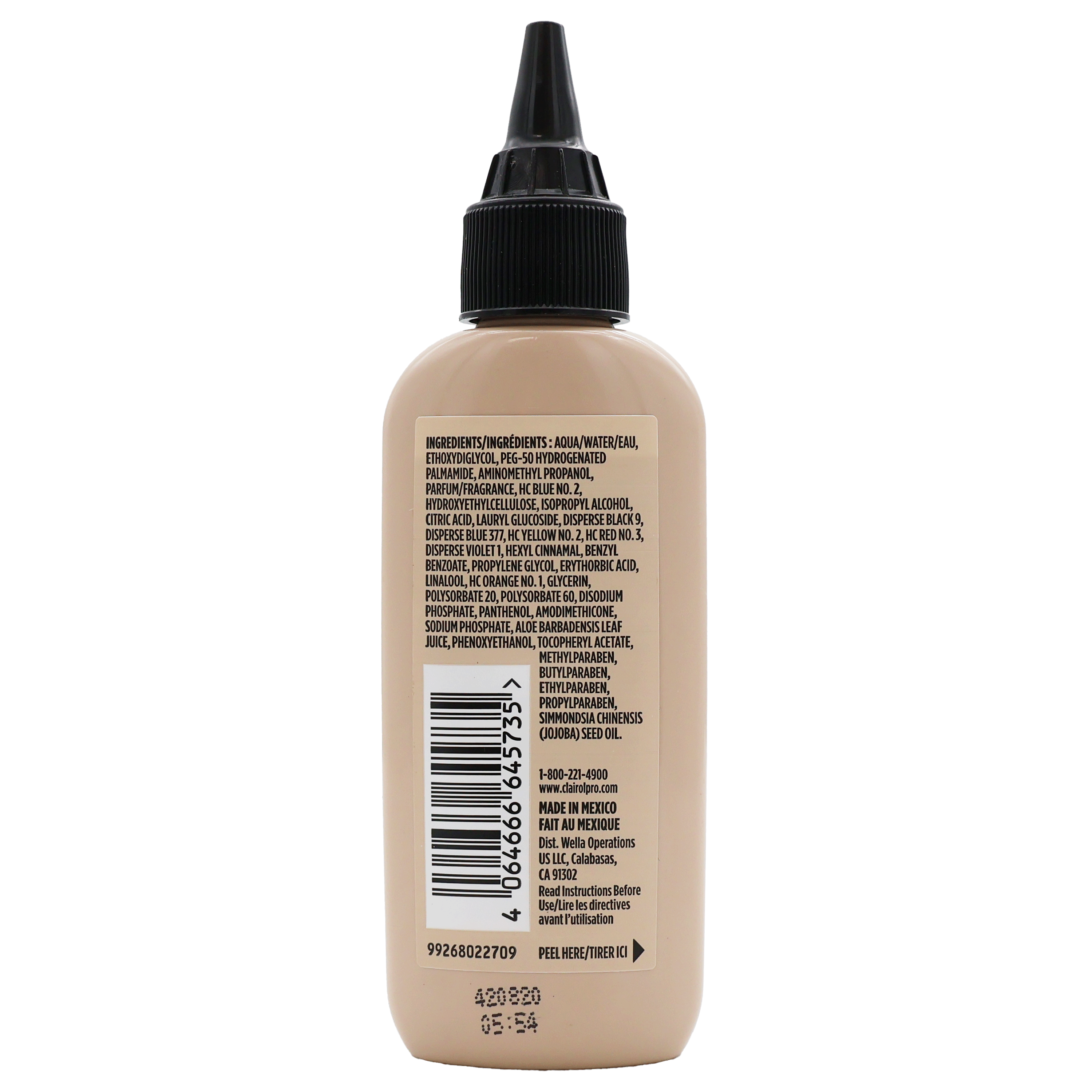 KT Supply - Wholesale Hair Dye - Clairol PBC Moisturizing Color,B15W Dark Warm Brown1