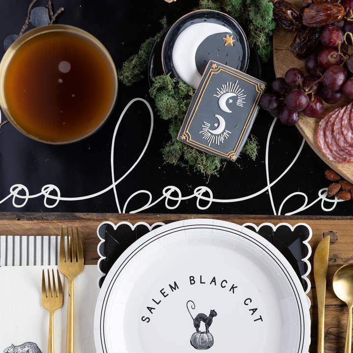 My Mind’s Eye - Wholesale Disposable Table Cover/Runner - SAL1020 - Salem Apothecary Boo T1