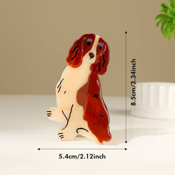 SOMETHING MINTY – wholesale Hårklämma - Dam – Cocker Spaniel Hund Hårklämma