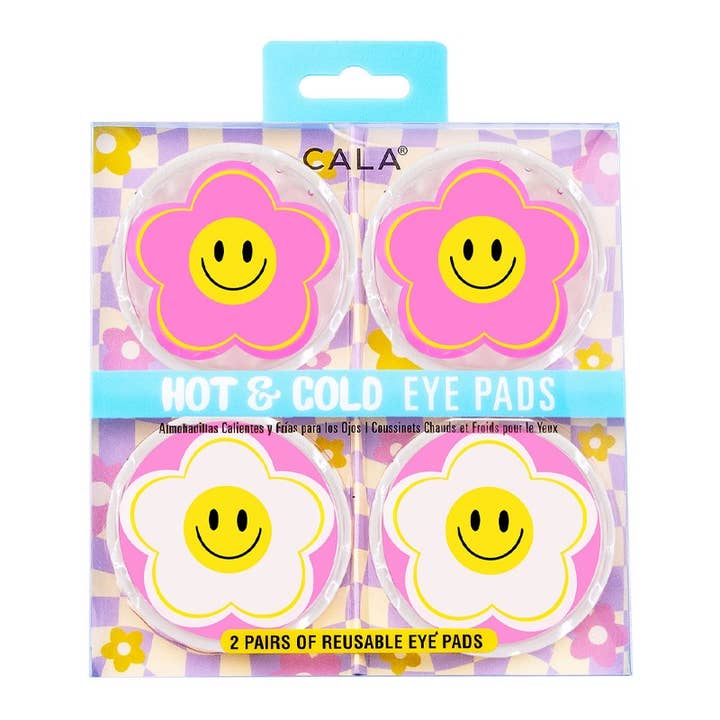 PINEAPPLE Beauty – wholesale Eye treatment mask – CALA 69179 Hot & Cold Flower Power Eye Pads Set - 6 pcs