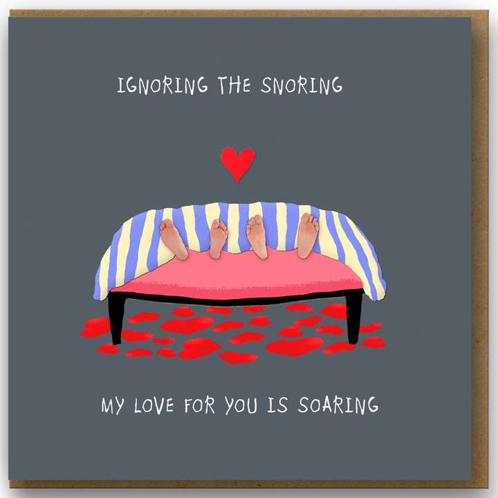 Love 061 Card (anniversari e San Valentino) per chi russa per la vendita all'ingrosso da parte di Sally Scaffardi Design