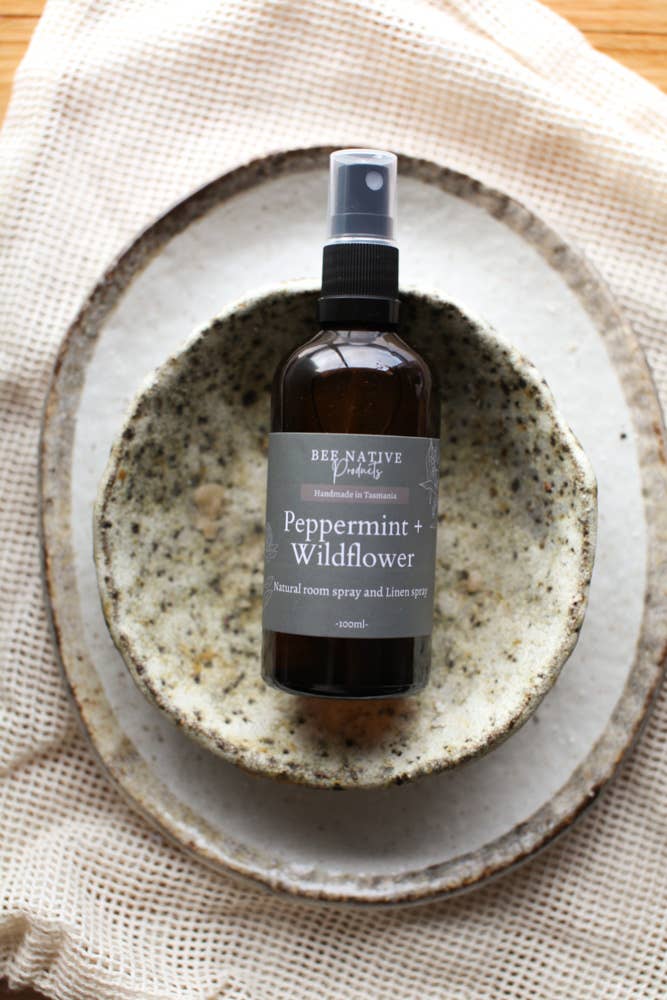 Bee native products - Wholesale Room & linen spray - Peppermint and wildflower room spray