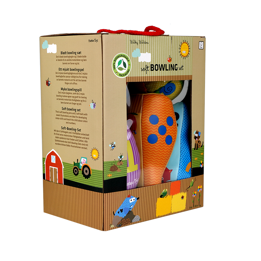 Barbo Toys - Vente Lot de jouets – enfant - Barbo Toys Set de Bowling Doux Wacky Wonders6