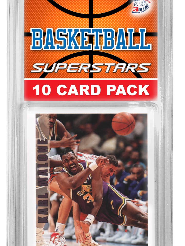 Kit de 10 cartes Utah Jazz Superstars pour la vente par 3bros And A Card Store