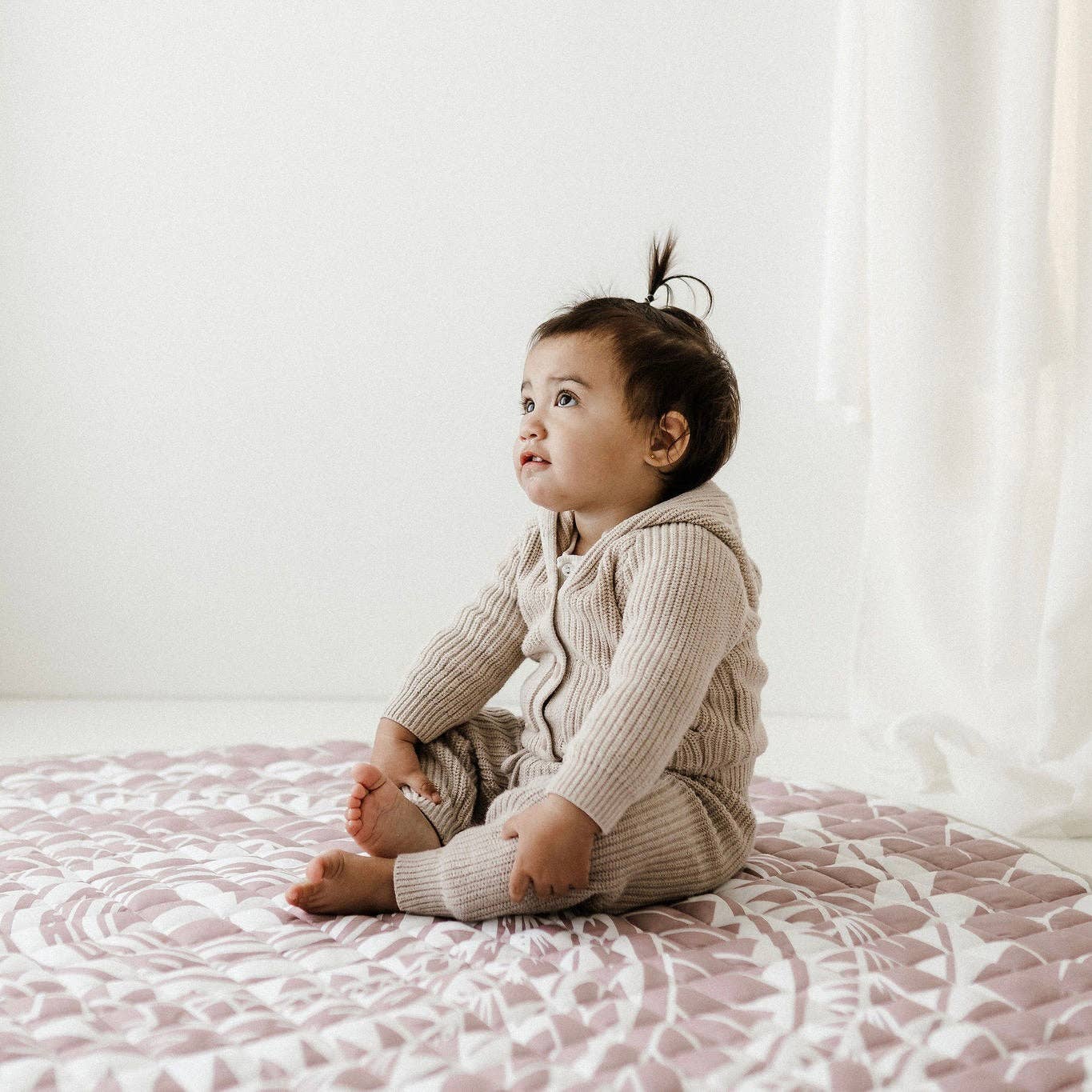 BO & KO - Wholesale Play mat – Kids & baby - Pacific Island Inspired Playmat I Mauve9