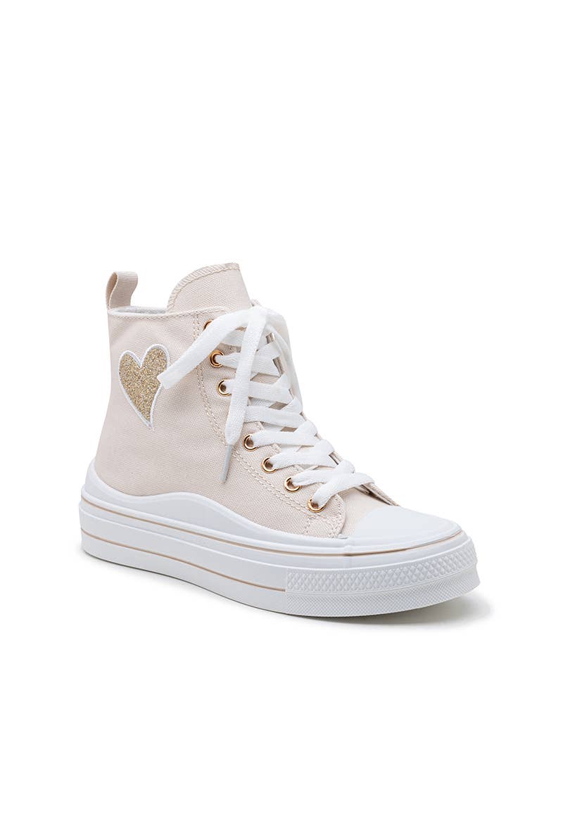 LADY GLORY - Wholesale Lifestyle Sneakers - Women's - High-top sneakers with heart10