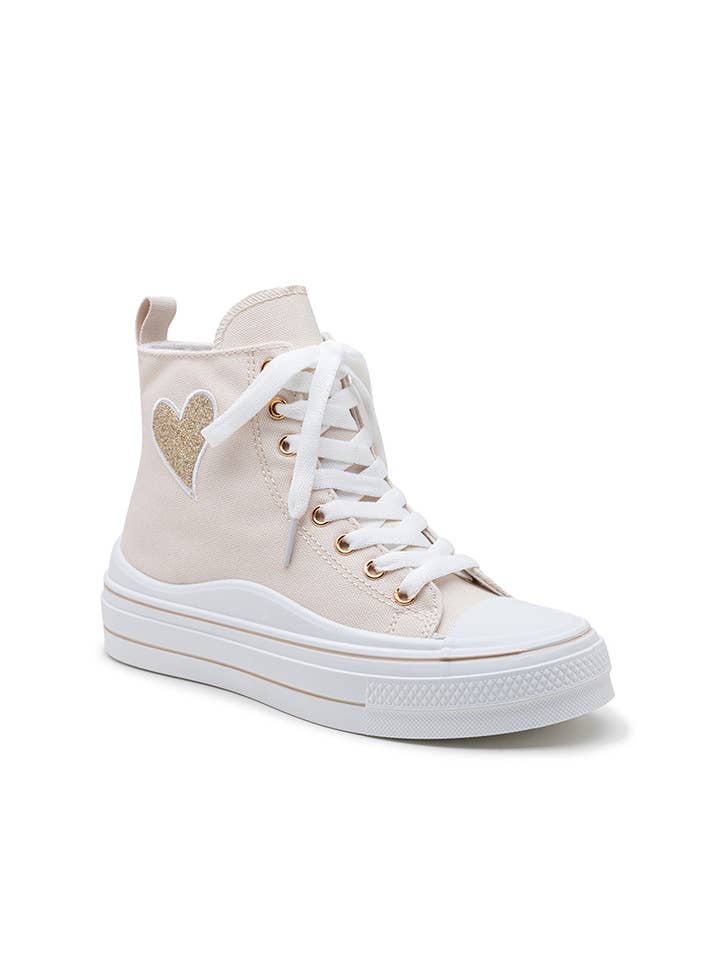 LADY GLORY - Wholesale Lifestyle Sneakers - Women's - High-top sneakers with heart10