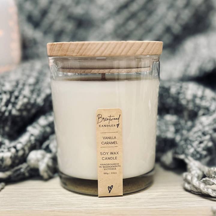 Brentwood Collective - Wholesale Jar/Filled Candle - Vanilla Caramel | Candle