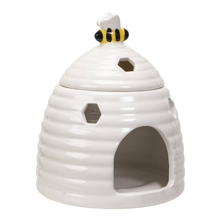 Pacific Trading - Wholesale Oil Warmer - White Beehive Oil Burner2