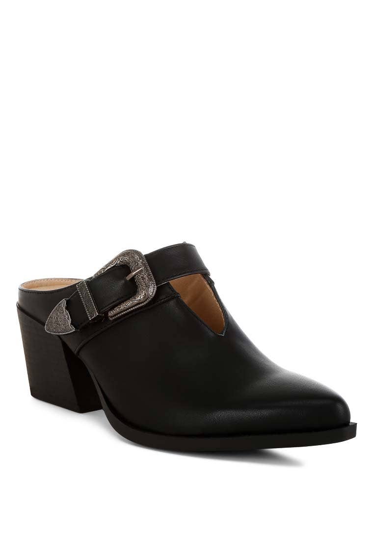 Rag Company - Vente Mules – femme - Mules à boucle sculptée Holler0