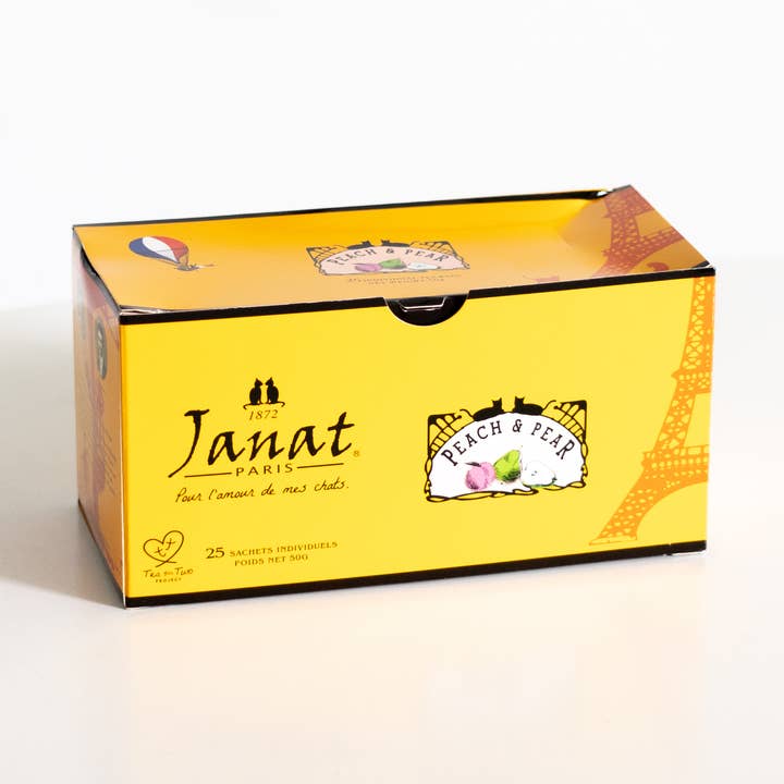 JANAT Original Peach&Pear 25 Bags for wholesale by JANAT PARIS