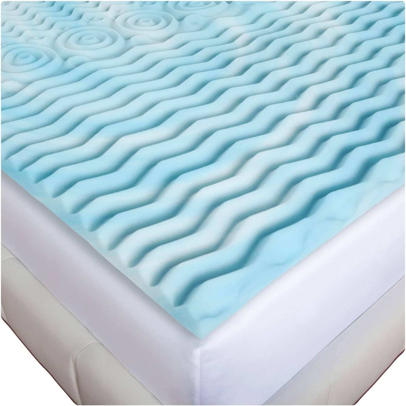 Gilbin - Wholesale Mattress Pad/Protector - Memory Foam  Cot Size Fits Camp Cots and Rv0