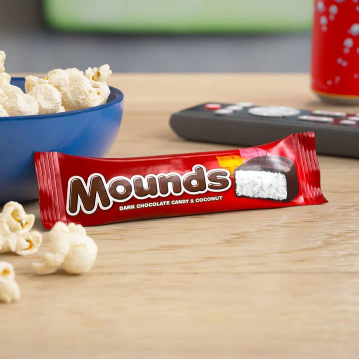 Mounds 24 Ct 1.75 Oz Dark Chocolate Bars for wholesale by Long Island Candy Factory