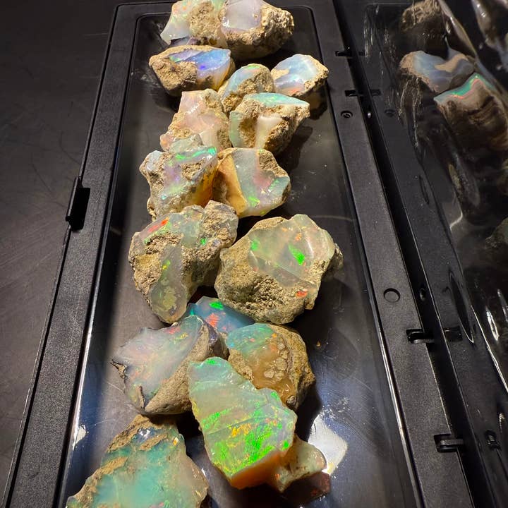 Welo Opal Rough – 101.00 g Lot (16 pcs) – Natural Ethiopian for wholesale by Modeeq Gems