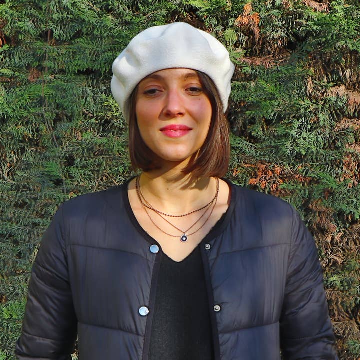 100 % Bio-Baumwoll-Beret für den Großhandel von Le Beret Français