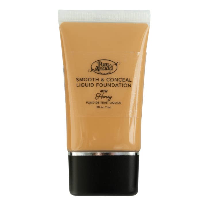 Liquid Foundation - 40W Honey for wholesale by Pure Anada Natural Cosmetics
