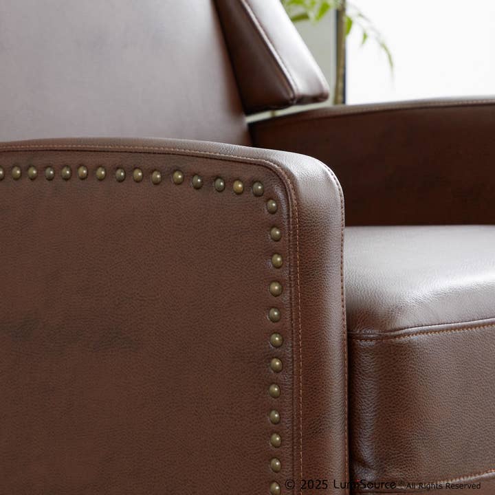Stanley Recliner in Black Wood for wholesale on Faire13