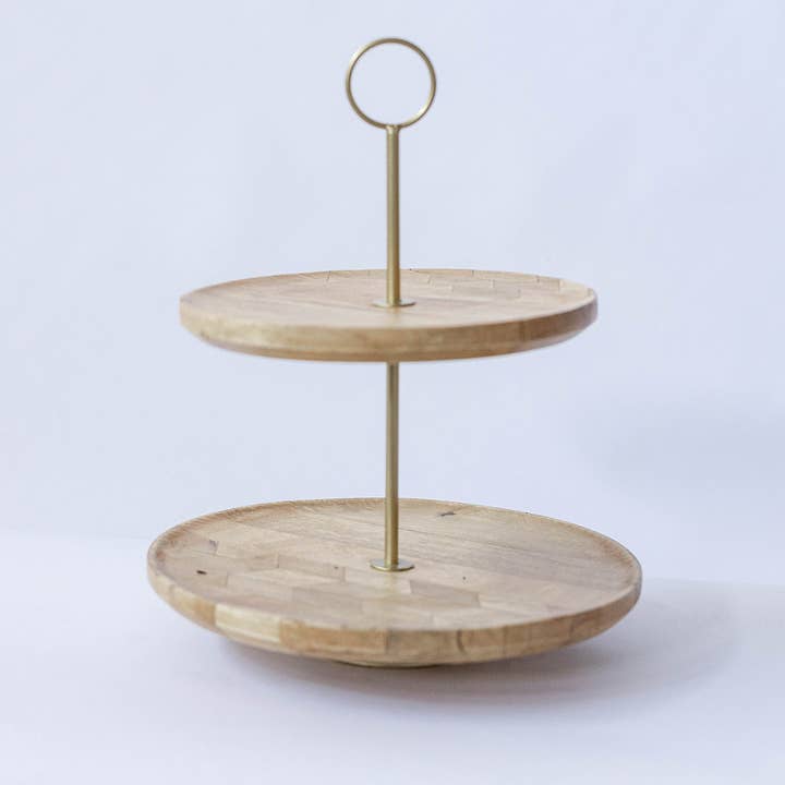 Wooden Tray, Cake Stand for wholesale by Forpost Trade Inc