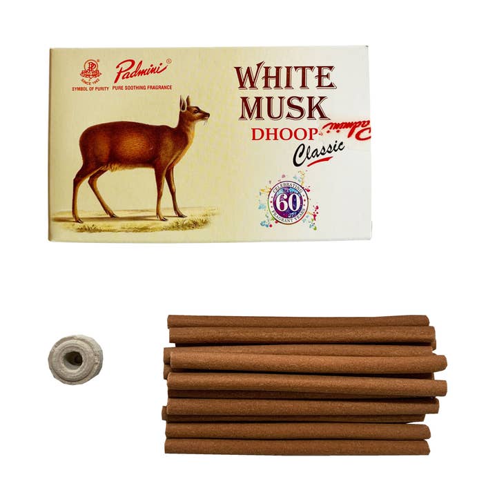 Incenso Padmini - Palitos de Almíscar Branco por atacado de Artschatz LLC