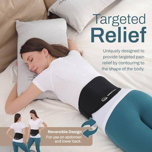AllSett Health - Wholesale Hot/Cold Compress - Reusable Ice Pack for Back Pain Relief | Adjustable Lower Back Pain Wrap for Hot and Cold Therapy | Relief for Lower Lumbar, Sciatic Nerve, Herniated or Degenerative Disc, Coccyx, Tailbone Pain