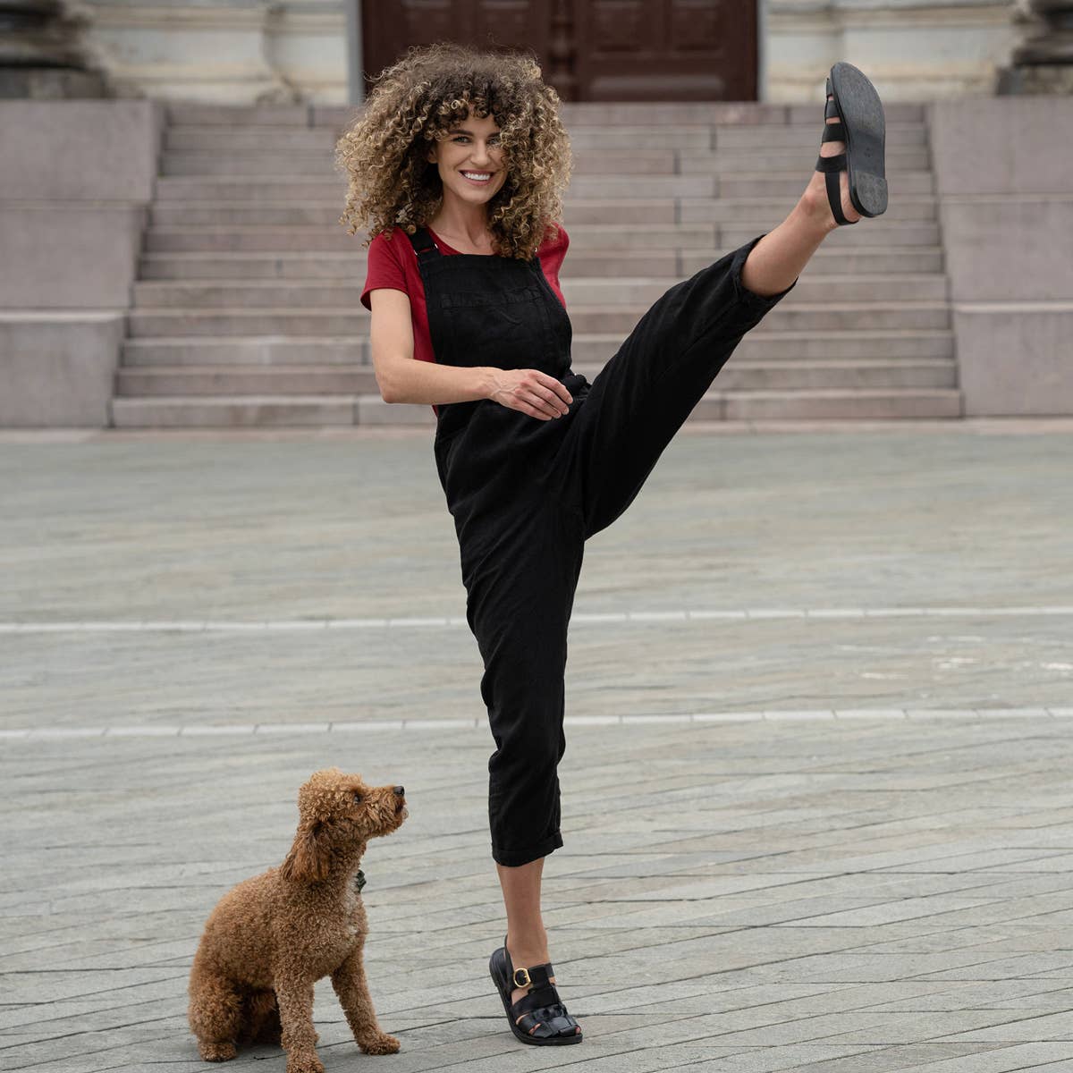 menique - Wholesale Jumpsuit - Women's - 100% Linen Dungaree Jumpsuit Nicci - Casual Overall Romper10