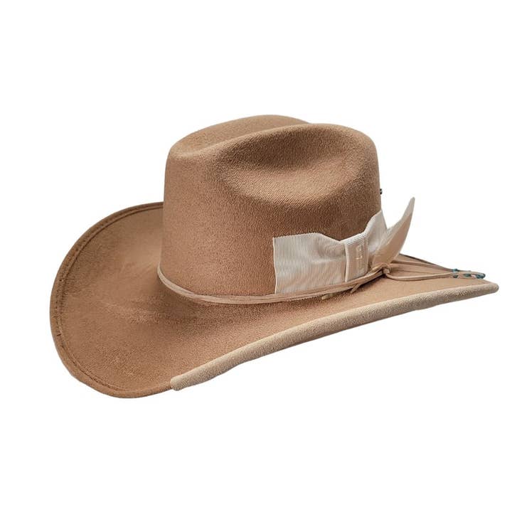 Camel Joey Cowboy Crown Hat for wholesale on Faire3