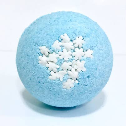 Snowfall Bath Bomb for wholesale by Yours Truly Bath Co