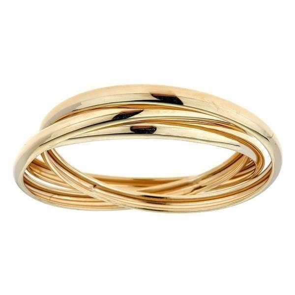 Zahav Jewelry - Wholesale Band/Stacked Ring - 10kt Solid Gold | Gold Ring | Bridesmaid gift | Stacking Ring | Gift for Her | Gold Ring I Three Band Ring I Fashion Jewelry