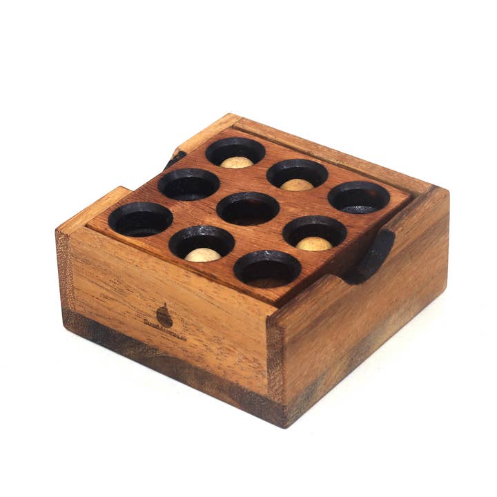 Gopher Holes: Elegant Wooden Puzzle Collection - Handcrafted Brain Games and Mind Teasers for wholesale by SMI Designs Wooden Puzzles
