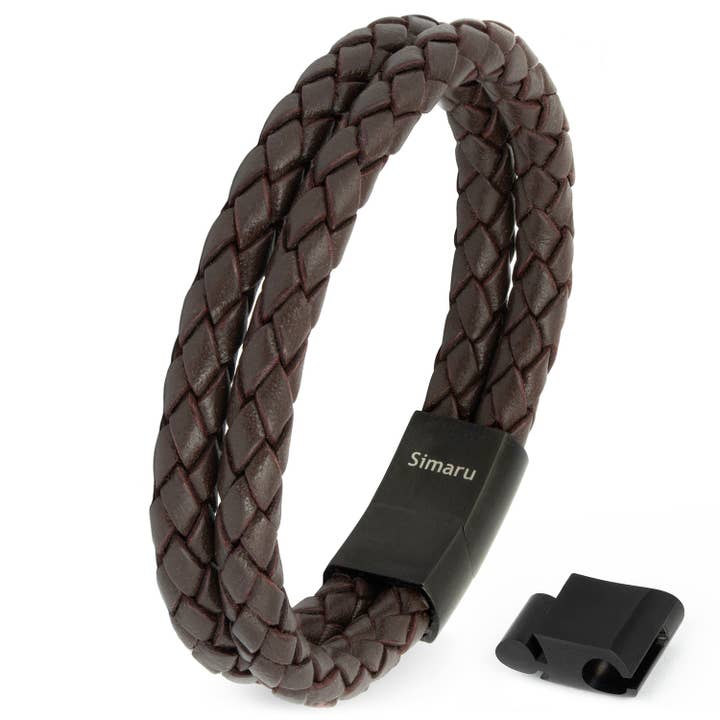 Bracciale in pelle ALESUND per la vendita all'ingrosso da parte di Simaru