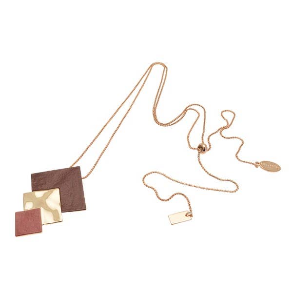 Adjustable Purple and Red Necklace for wholesale by Miss Milly Limited