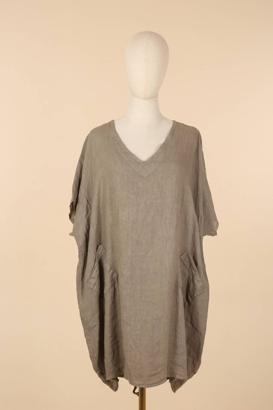la maison des fibres naturelles - Wholesale Tunic - Women's - Tunic 62804 100% linen made in Italy1