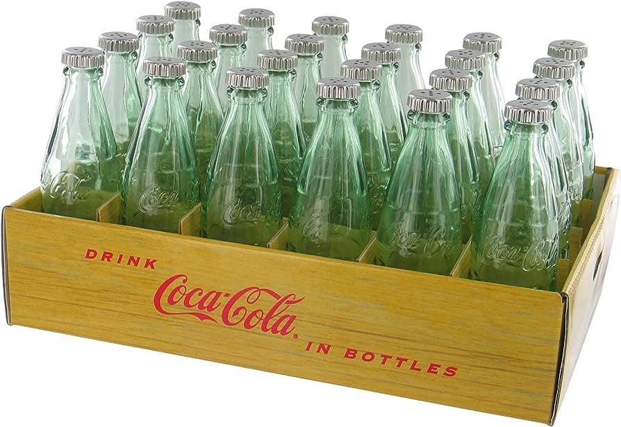 TableCraft Products Company - Wholesale Salt & Pepper Shaker Set - Coca-Cola 1 oz Salt & Pepper Shakers, Pack of 24