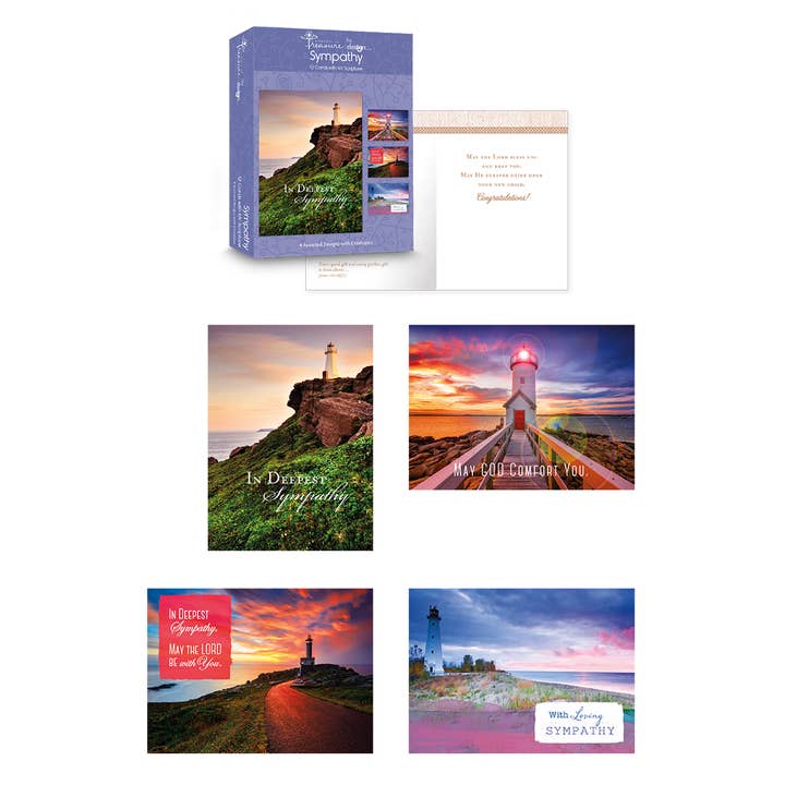 Assorted Boxed Cards - Religious- Sympathy, 12 Ct for wholesale by Papercraft