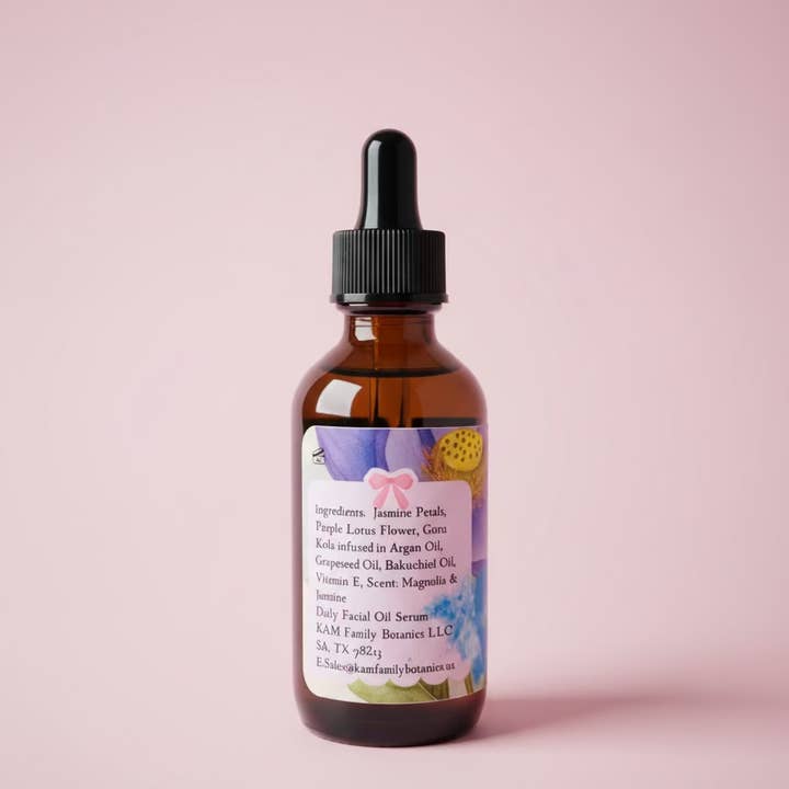 KAM Family Botanics - Wholesale Facial Oil - Golden Era Lotus Essence Oil5